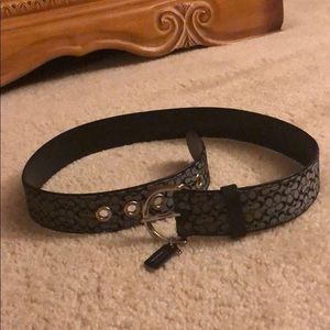 Black coach belt